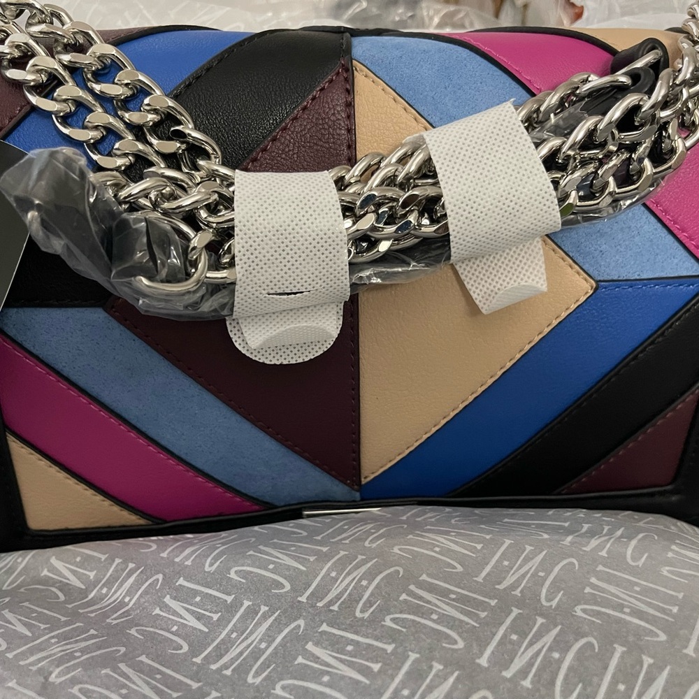 Colorful Patchwork Chain Bag - Picture 3 of 3